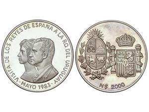 WORLD COINS: URUGUAY - 2.000 Nuevos Pesos. ... 