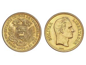 WORLD COINS: VENEZUELA - 10 Bolívares. ... 