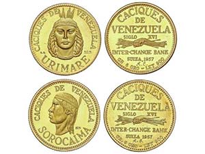WORLD COINS: VENEZUELA - Lote 2 monedas (20 ... 