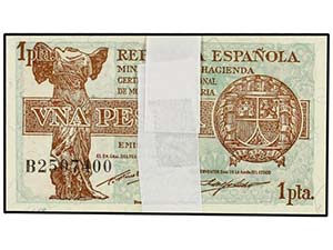 SPANISH BANK NOTES: CIVIL WAR, REPUBLICAN ... 