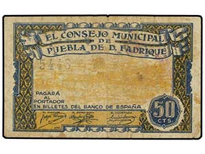 Andalucia - 50 Céntimos. 1937. C.M. de LA ... 