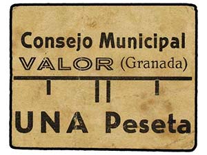 Andalucia - 1 Peseta. C.M. de VALOR ... 