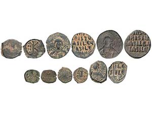 Lote 6 monedas 1/2 Terateron, Decanummium, ... 