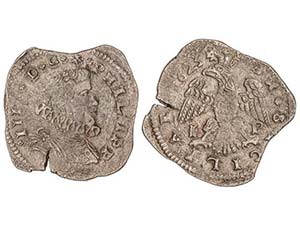 Philip IV - 4 Tari. 1625. SICÍLIA. MESSINA. ... 