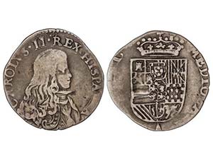 Charles II - 1/8 Felipe. (1676). MILÁN. ... 