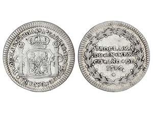 Charles IV - 1/2 Real. 1789. MÉXICO. 1,67 ... 