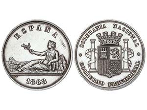 Medalla. 1868. 25,28 grs. AR. Ø 37 mm. ... 