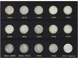 Serie 14 monedas 50 Céntimos. 1869 a 1926. ... 