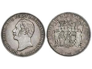 German States - 2 Thaler (3 1/2 Gulden). ... 