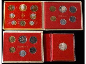 Vatican - Lote moneda 500 Liras Serie ... 