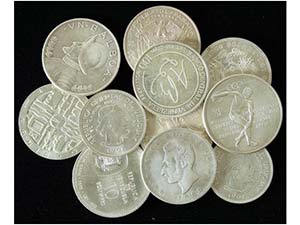 Lote 11 monedas. 1889 a 1981. ECUADOR (2), ... 