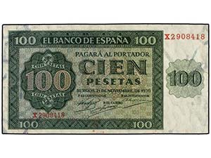 Estado Español - Lote 13 billetes 100 (5), ... 