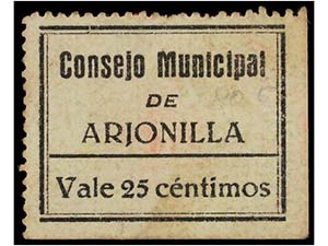Andalucia - 25 Céntimos. C.M. de ARJONILLA ... 