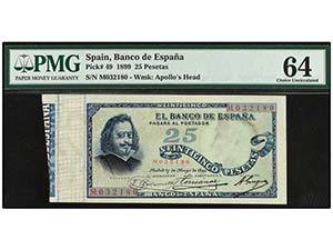 SPANISH BANK NOTES: BANCO DE ESPAÑA - 25 ... 