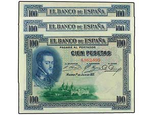 SPANISH BANK NOTES: BANCO DE ESPAÑA - Lote ... 