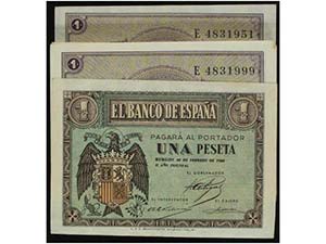 SPANISH BANK NOTES: ESTADO ESPAÑOL - Lote ... 
