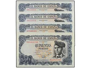 SPANISH BANK NOTES: ESTADO ESPAÑOL - Lote 4 ... 