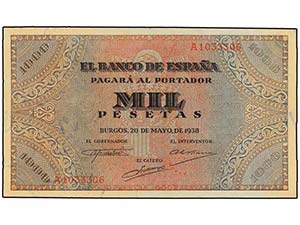 SPANISH BANK NOTES: ESTADO ESPAÑOL - 1.000 ... 