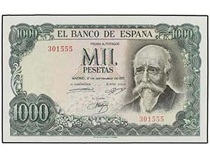 SPANISH BANK NOTES: ESTADO ESPAÑOL - 1.000 ... 