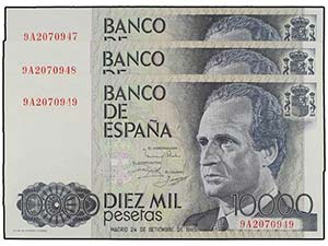 SPANISH BANK NOTES: JUAN CARLOS I - Lote 3 ... 