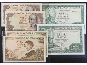 SPANISH BANK NOTES: BANCO DE ESPAÑA - Lote ... 