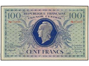 WORLD BANK NOTES - 100 Francos. 2 Octubre ... 