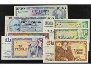 WORLD BANK NOTES - Lote 7 billetes 10 (2), ... 