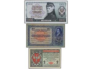 WORLD BANK NOTES - Lote 3 billetes. S.XX. ... 