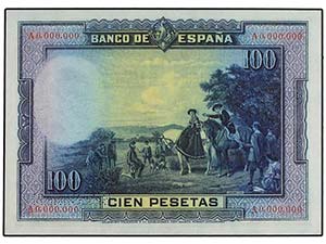 SPANISH BANK NOTES: CIVIL WAR, ... 
