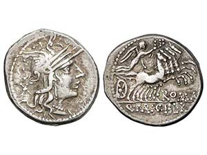 Republic - Denario. 118-117 a.C. MARCIA-16. ... 