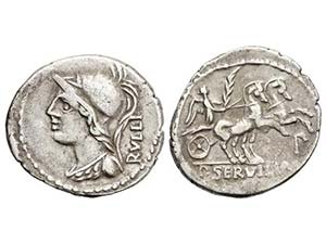 Republic - Denario. 100 a.C. SERVILIA-14. P. ... 