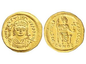 Sólido. (565-578 d.C). JUSTINO II. ... 