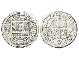 Philip III - 1 Real. 1621. SEGOVIA. 3,13 ... 