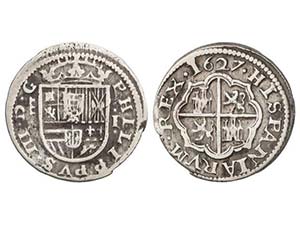 Philip IV - 1 Real. 1627. SEGOVIA. Anv.: ... 