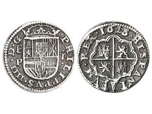 Philip IV - 1 Real. 1628. SEGOVIA. P. 3,33 ... 