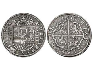 Philip IV - 8 Reales. 1630. SEGOVIA. P. ... 