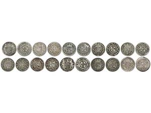 Philip V - Lote 10 monedas 1 Real. 1721, 26, ... 