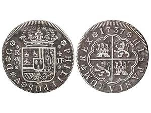 Philip V - 4 Reales. 1737. MADRID. J.F. ... 