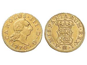 Charles III - 1/2 Escudo. 1770. MADRID. P.J. ... 