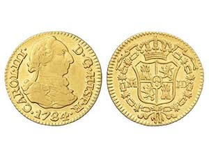 Charles III - 1/2 Escudo. 1784/3. MADRID. ... 