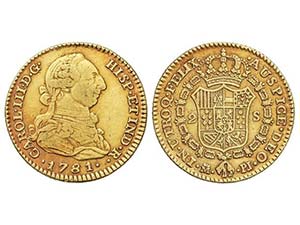 Charles III - 2 Escudos. 1781/71. MADRID. ... 