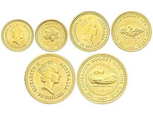 Australia - Serie 3 monedas 15, 25 y 50 ... 