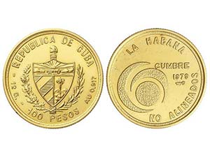 Cuba - 100 Pesos. 1979. 11,98 grs. AU. ... 