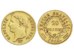 France - 20 Francos. 1813. NAPOLEÓN ... 