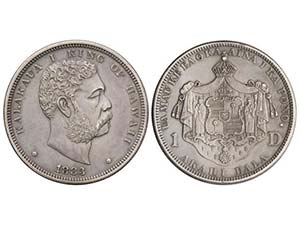 Hawaii - 1 Dólar (Akahi Dala). 1883. ... 