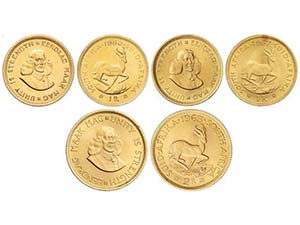 South Africa - Lote 3 monedas 1 (2) y 2 ... 