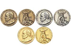 Vatican - Set 3 Medallas. 1983. JUAN PABLO ... 