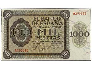 Estado Español - 1.000 Pesetas. 21 ... 