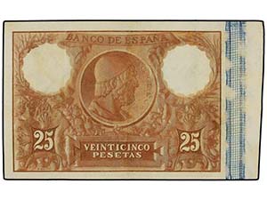 Spanish Banknotes - 25 Pesetas. 1 ... 