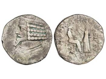 Tetradracma. 38-2 a.C. PHRAATES IV. PARTIA. ... 